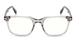 TOM FORD Square Eyeglasses in Shiny Grey – Product Photo 1