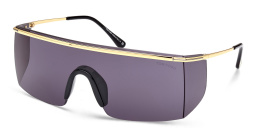 Shop TOM FORD Rimless Wide Square Sunglasses in Shiny Rose Gold online.