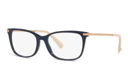 VALENTINO Stud Rectangle Eyeglasses in Blue – Product Photo 2