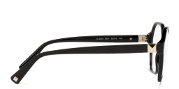 VALENTINO Studs Wide Irregular Eyeglasses in Black – Product Photo 3