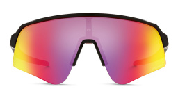 Shop Oakley Sutro Lite Sweep Half-Rim Mask Sunglasses in Black online.