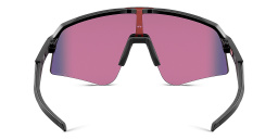 Shop Oakley Sutro Lite Sweep Half-Rim Rectangle Sunglasses in Black online.