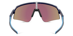 Shop Oakley Sutro Lite Sweep Half-Rim Rectangle Sunglasses in Blue online.