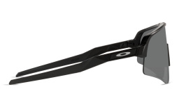 Shop Oakley Sutro Lite Sweep Half-Rim Rectangle Sunglasses in Black online.