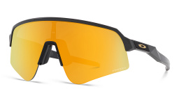 Shop Oakley Half-Rim Rectangle Sunglasses in Black online.