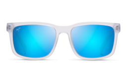 Maui Jim Stone Shack Unisex Square Sunglasses in Silver – Product Photo 1