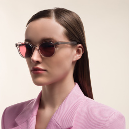 Maui Jim Joy Ride Unisex Round Sunglasses in Rose Gold – Product Photo 6