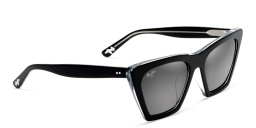 Maui Jim Kini Kini Unisex Cat Eye Sunglasses in Black – Product Photo 2