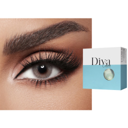DIVA Monthly Color Contact Lenses - Gris – Product Photo 1