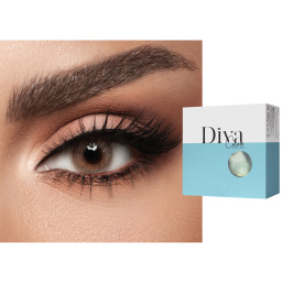 DIVA Monthly Color Contact Lenses - Sand – Product Photo 1