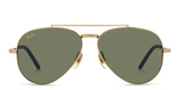 تسوق نظارات شمسية أفياتور للجنسين راي بان بلون ذهبي أونلاين.