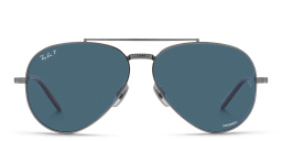 تسوق نظارات شمسية أفياتور للجنسين راي بان بلون رصاصي أونلاين.