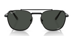 Shop Ray-Ban Unisex Pilot Sunglasses in Shiny Black online.