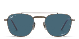 Shop Ray-Ban Unisex Pilot Sunglasses in Gunmetal online.
