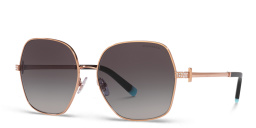 TIFFANY Oversized Irregular Sunglasses in Black – Product Photo 2