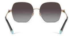 TIFFANY Oversized Irregular Sunglasses in Black – Product Photo 4