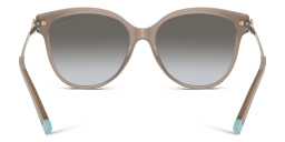 تسوق نظارات شمسية دائرية كبيرة تيفاني أند كو بلون نود أونلاين.