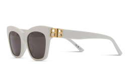 Shop BALENCIAGA Everyday Cat-Eye Sunglasses in White online.