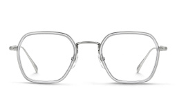Shop DAVID BECKHAM Timeless Icons Square Eyeglasses in Ruthenium Grey online.