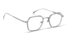 Shop DAVID BECKHAM Timeless Icons Square Eyeglasses in Ruthenium Grey online.