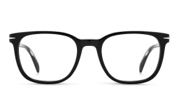 DAVID BECKHAM Square Eyeglasses in Black – Product Photo 1