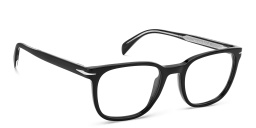 DAVID BECKHAM Square Eyeglasses in Black – Product Photo 3