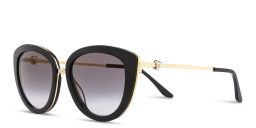 Shop Cartier Trinity de Cartier Cat-Eye Sunglasses in Black online.