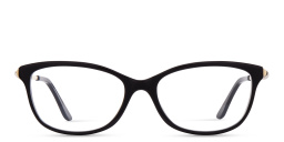 Shop Cartier Trinity Cat-Eye Eyeglasses in Black online.