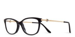 Shop Cartier Trinity Cat-Eye Eyeglasses in Black online.
