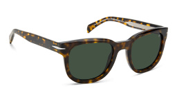Shop DAVID BECKHAM Square Sunglasses in Havana online.