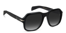 Shop DAVID BECKHAM Square Sunglasses in Grey online.