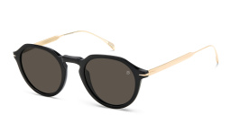 DAVID BECKHAM Round Sunglasses in Black Gold – Product Photo 2