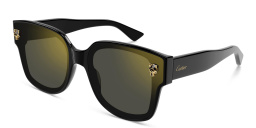 Shop Cartier Panthère de Cartier Square Sunglasses in Black online.