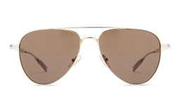 نظارات شمسية طراز بايلوت من مونت بلانك بلون ذهبي - صورة المنتج 1