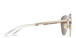 نظارات شمسية طراز بايلوت من مونت بلانك بلون ذهبي - صورة المنتج 3