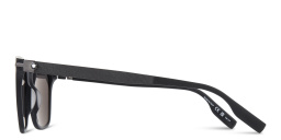 تسوق نظارات شمسية مستطيلة مونت بلانك بلون أسود أونلاين.