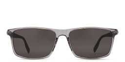 Shop MONTBLANC Rectangle Sunglasses in Grey online.