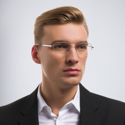 Cartier Signature 'C'de Cartier Rectangle Eyeglasses in Silver – Product Photo 5