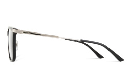 Shop Cartier Première de Cartier Square Eyeglasses in Black online.