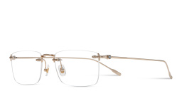MONTBLANC Rimless Rectangle Eyeglasses in Gold – Product Photo 2