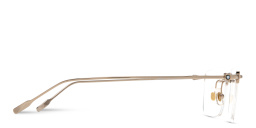 MONTBLANC Rimless Rectangle Eyeglasses in Gold – Product Photo 3