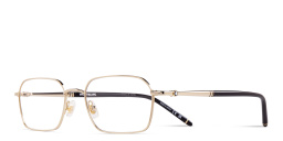 MONTBLANC Rectangle Eyeglasses in Gold – Product Photo 2