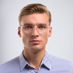 MONTBLANC Rectangle Eyeglasses in Silver – Product Photo 5