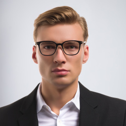 MONTBLANC Square Eyeglasses in Black – Product Photo 5