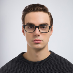 Shop MONTBLANC Wide Rectangle Eyeglasses in Black online.