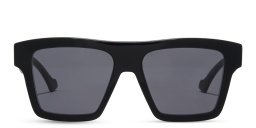 Shop GUCCI Square Sunglasses in Black online.