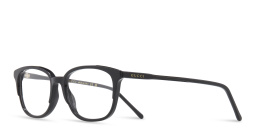 Shop GUCCI Rectangle Eyeglasses in Black online.