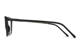 Shop GUCCI Rectangle Eyeglasses in Black online.