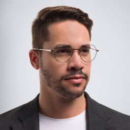 Shop GUCCI Round Eyeglasses in Black online.