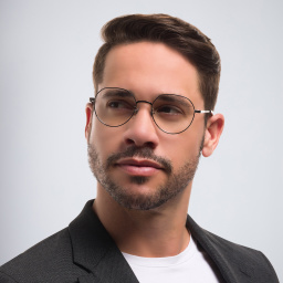 Shop GUCCI Round Eyeglasses in Black online.